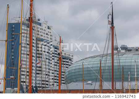 Bremerhaven at the weser river Bremerhaven at the weser river 116942743