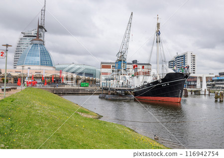 Bremerhaven at the weser river Bremerhaven at the weser river 116942754