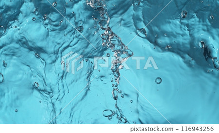 Texture of Splashing Water Surface, Overhead Shot. Texture of Splashing Water Surface, Overhead Shot. 116943256