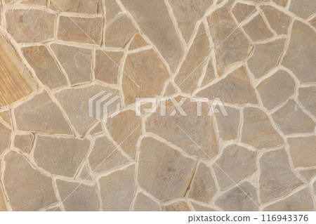 Light beige stone mosaic floor or wall structure abstract rock pattern texture background Light beige stone mosaic floor or wall structure abstract rock pattern texture background 116943376