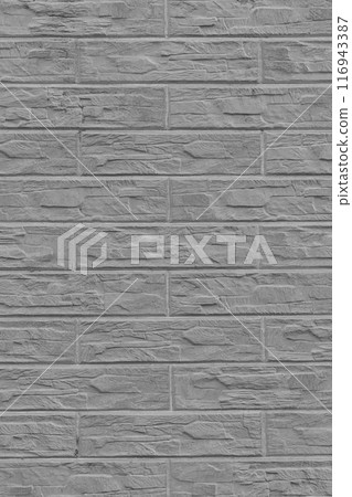 Grey abstract brick wall pattern texture facade house background Grey abstract brick wall pattern texture facade house background 116943387