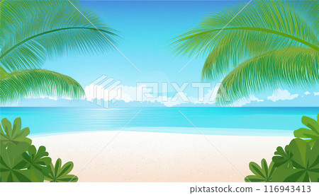 Tropical beach image 116943413