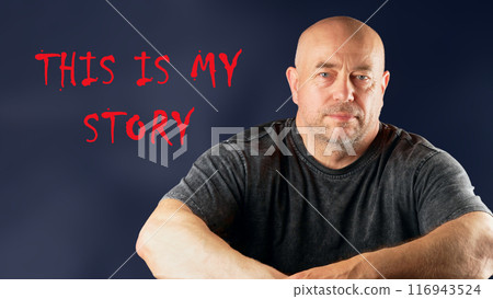 The conceptual text of THIS IS MY STORY. My story abstract concept text The conceptual text of THIS IS MY STORY. My story abstract concept text 116943524