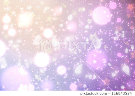 神秘，童話，夢幻般的閃閃發光的漸變背景壁紙插圖花朵紋理[粉紅色，紫色] 116943584