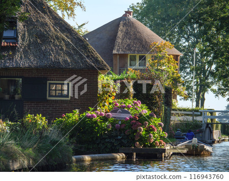 Giethoorn in the netherlands 116943760