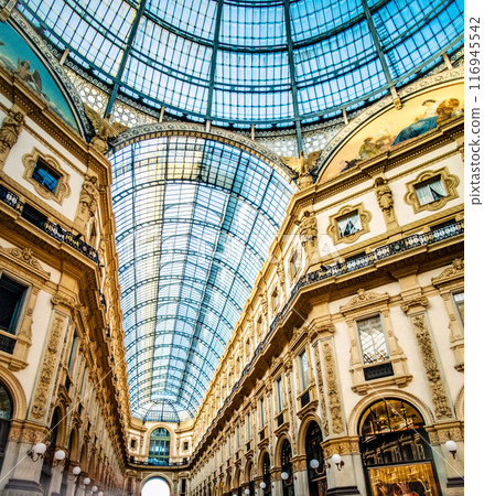 Glass arcade of Milan Gallery Glass arcade of Milan Gallery 116945542