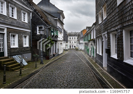 Cozy street in beautiful sightseeing town Greaufrath Cozy street in beautiful sightseeing town Greaufrath 116945757