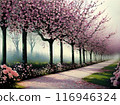 Petal Promenade: A Walk Through Spring's Splendor 116946324
