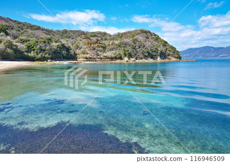 [中之浦海水浴場] 山口縣熊毛郡上關町長島 116946509