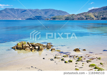 [中之浦海水浴場] 山口縣熊毛郡上關町長島 116946510