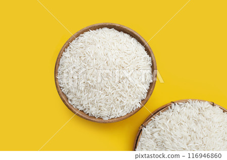 Raw super kernel basmati rice long grain Raw super kernel basmati rice long grain 116946860