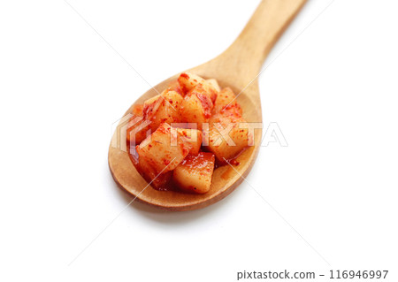 Daikon Kimchi. Tasty and spicy Daikon Kimchi. Tasty and spicy 116946997