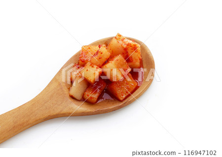 Daikon Kimchi. Tasty and spicy Daikon Kimchi. Tasty and spicy 116947102