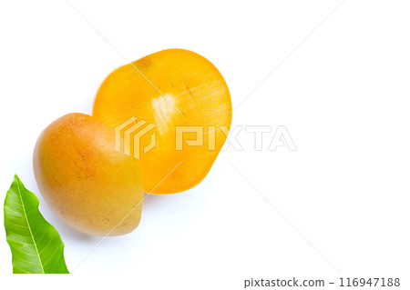 Tropical fruit, Mango  on white background. 116947188