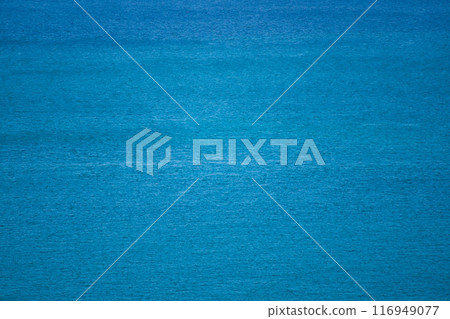 Sea surface aerial view,Bird eye view photo of blue waves and water surface texture, Blue sea background Beautiful nature, Amazing view sea background 116949077