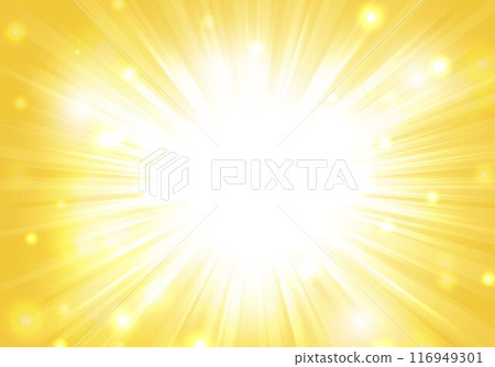 金色輻射閃光背景 116949301