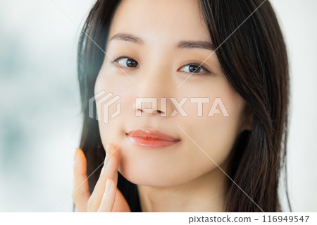 年輕女性的美麗形象 116949547