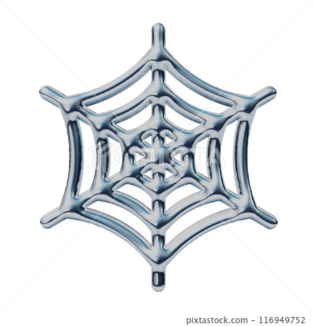 金屬蜘蛛網圖標 116949752