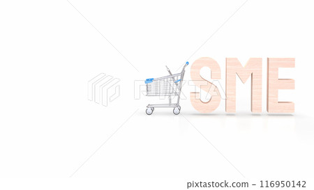 The sme text for Business concept 3d rendering. 116950142