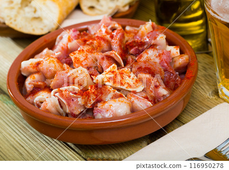 Spanish dish - roasted pig ears Spanish dish - roasted pig ears 116950278
