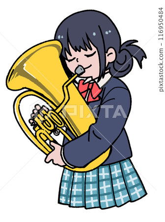 Euphonium player 116950484