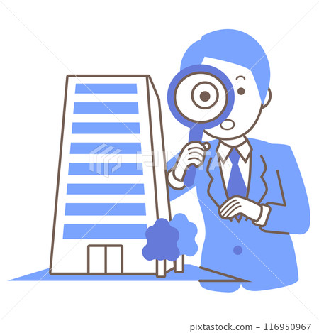 評估企業大樓的商人 評估企業大樓的商人 116950967