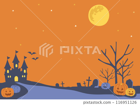 Halloween horizontal background 116951126