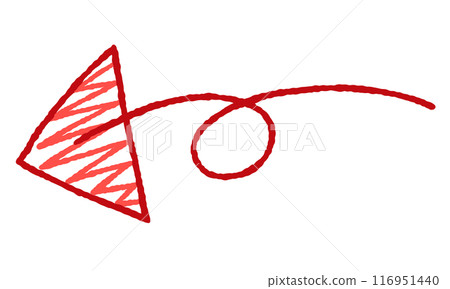 簡單的紅色箭頭插畫 簡單的紅色箭頭插畫 116951440
