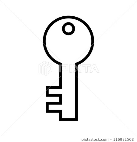 Simple key icon illustration 116951508