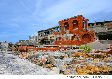 Gunkanjima Hashima Coal Mine General Office Site Nagasaki City 116951588