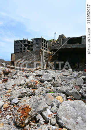 Gunkanjima Hashima Coal Mine General Office Site Ruins Nagasaki City 116952087