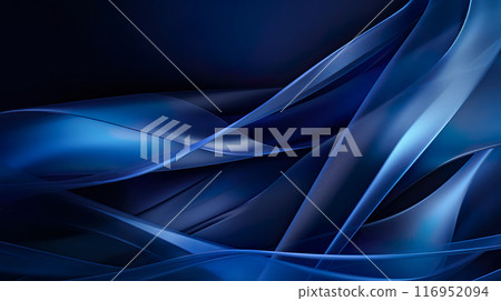 優雅閃亮的藍絲帶磁帶背景 116952094