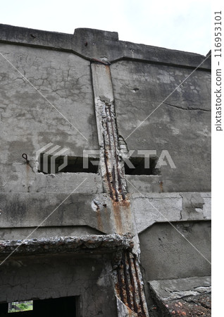 Gunkanjima Hashima Coal Mine Coal Storage Yard Building Ruins World Heritage Nagasaki City Gunkanjima Hashima Coal Mine Coal Storage Yard Building Ruins World Heritage Nagasaki City 116953101