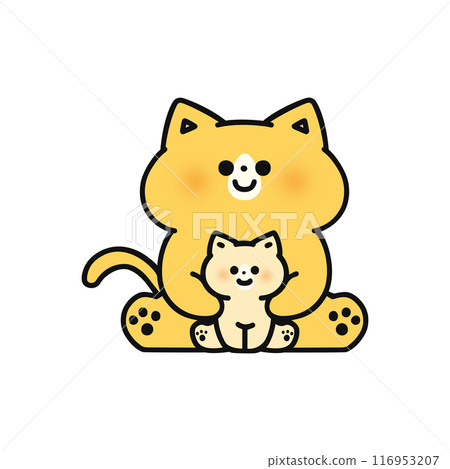 貓的父母和孩子 116953207