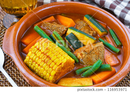 Mole de Olla (Mexican food) 116953971