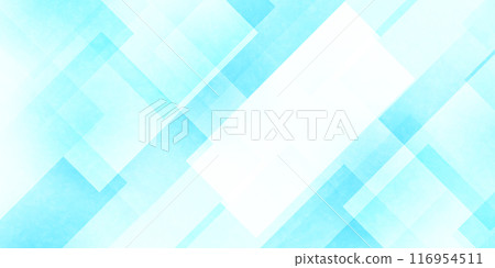 藍色方形科技圖案背景 116954511