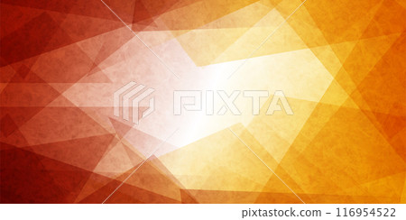 Orange Japanese pattern triangle background 116954522
