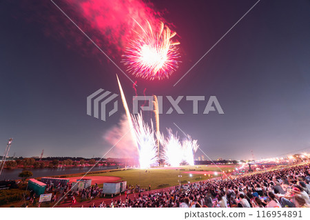 《Tokyo》Katsushika Fireworks Festival, Japanese Summer 《Tokyo》Katsushika Fireworks Festival, Japanese Summer 116954891