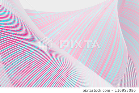 bent, stripes, round 116955086