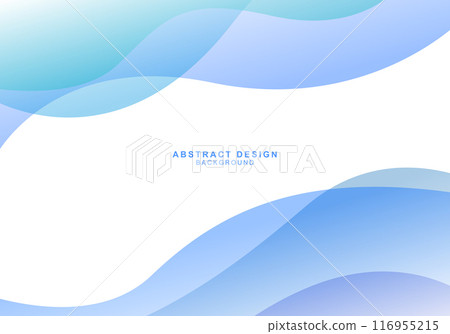 由曲線組成的抽象藍色背景材料 由曲線組成的抽象藍色背景材料 116955215