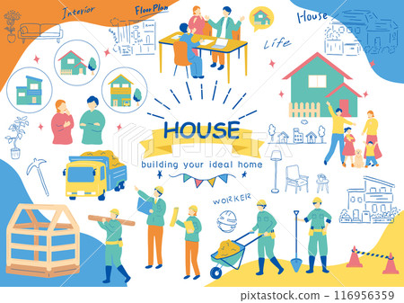 我家插畫素材集 116956359