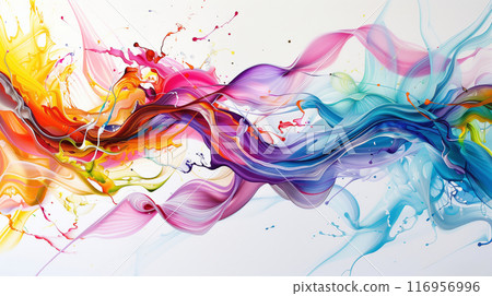 "A dynamic background of colorful liquids." 116956996