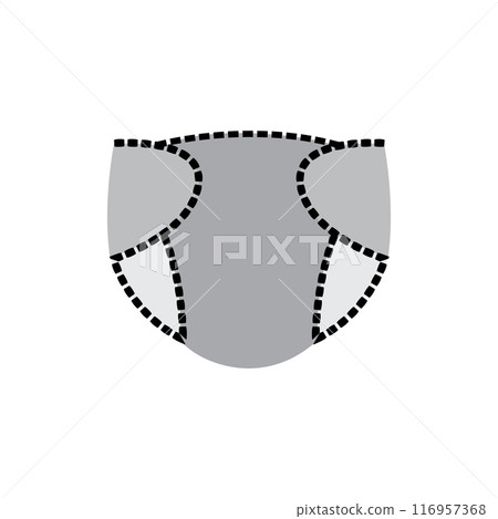 baby diaper icon 116957368