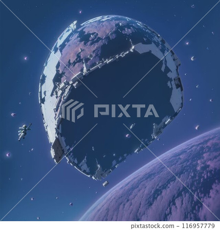 半毀的人造星球 116957779