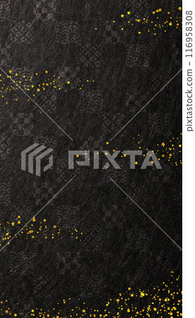 Black Japanese pattern Japanese paper background Black Japanese pattern Japanese paper background 116958308