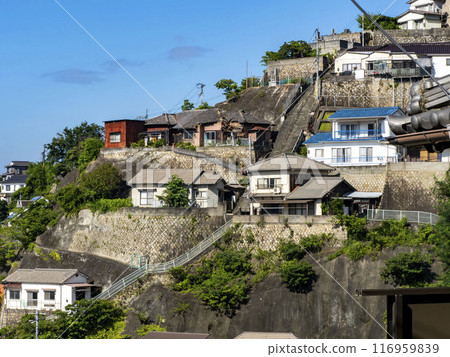 The 200 steps of Ryojo, famous for being the filming location for the movie "Umizaru" 116959839