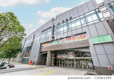 晴天的JR帶廣站，北海道帶廣市 116961094