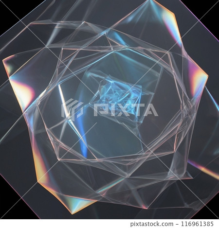 折疊透明膠片背景 折疊透明膠片背景 116961385