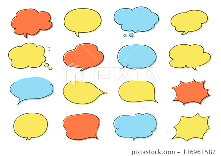 七彩泡泡_細線_鮮豔色彩 七彩泡泡_細線_鮮豔色彩 116961582