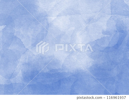 Blue watercolor texture background, watercolor painted background illustration, watercolor paint smudged background illustration Blue watercolor texture background, watercolor painted background illustration, watercolor paint smudged background illustration 116961937